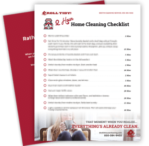2 Hour Cleaning Checklist mockup